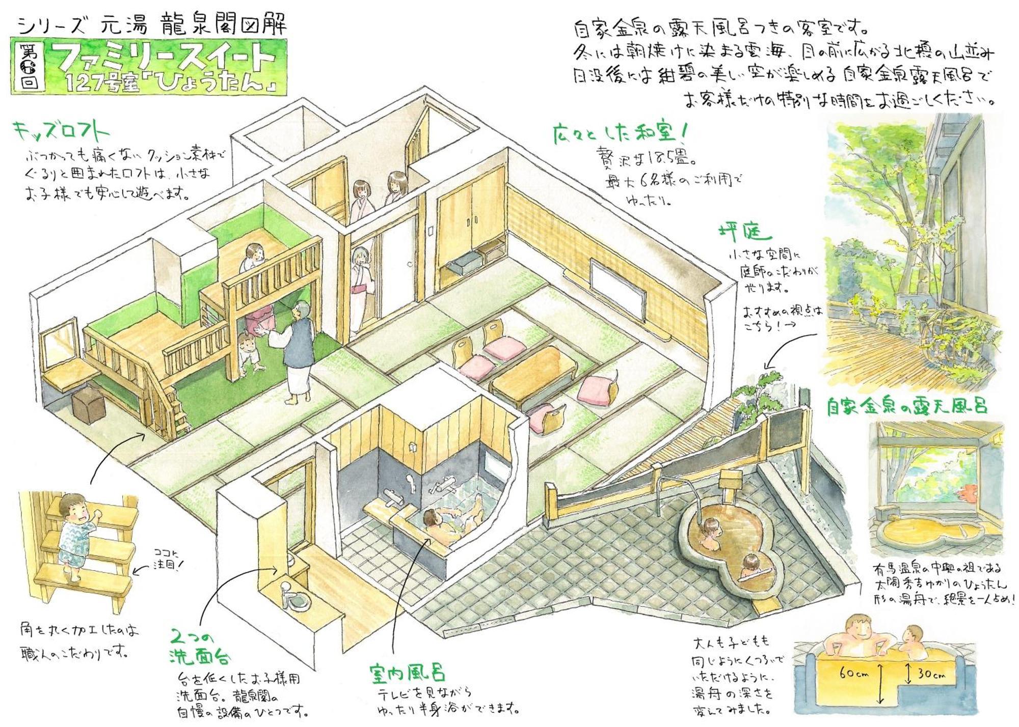 Arima Onsen Motoyu Ryuusenkaku Hotel Kobe Room photo